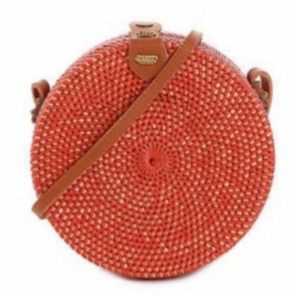 NWOT Rattan circle bag, $78 - Picture 1 of 7